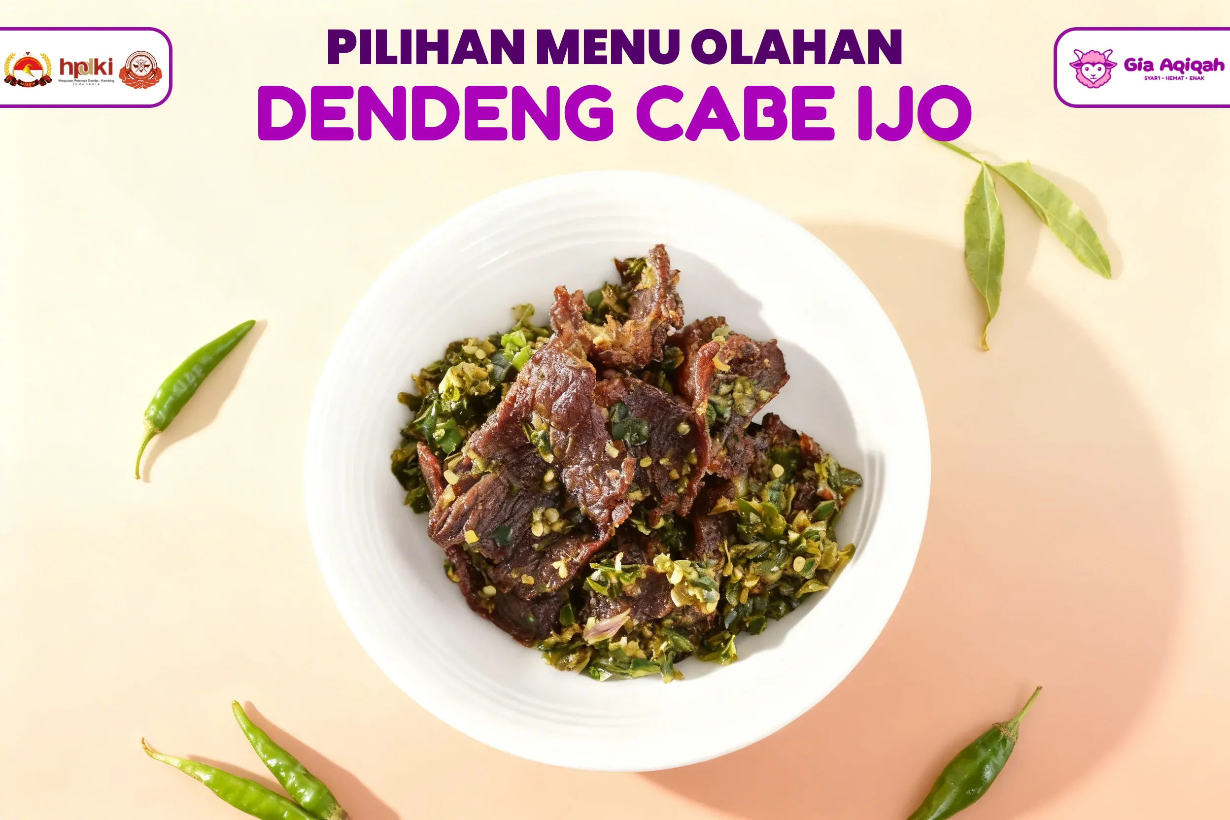 MENU OLAHAN GIA AQIQAH DENDENG CABE IJO (1)