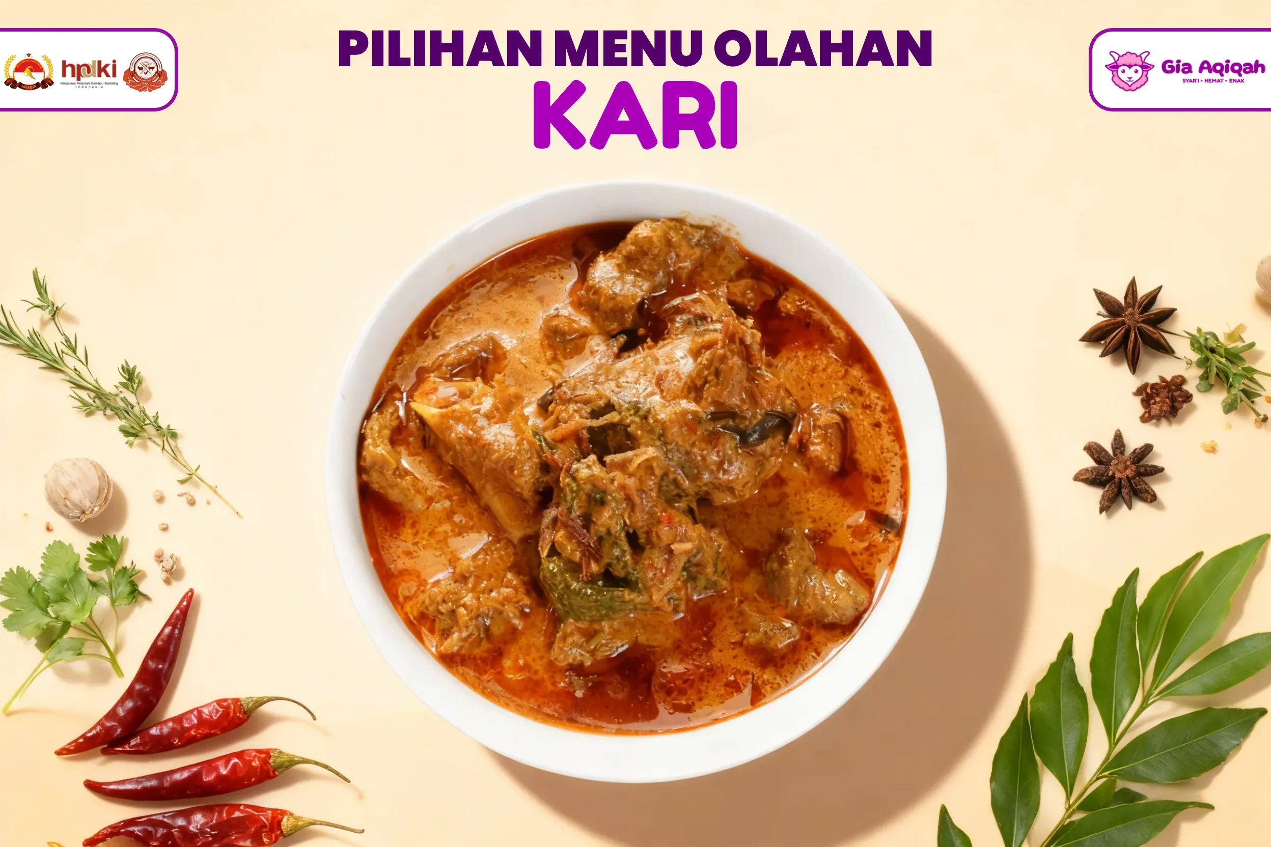 MENU OLAHAN GIA AQIQAH KARI