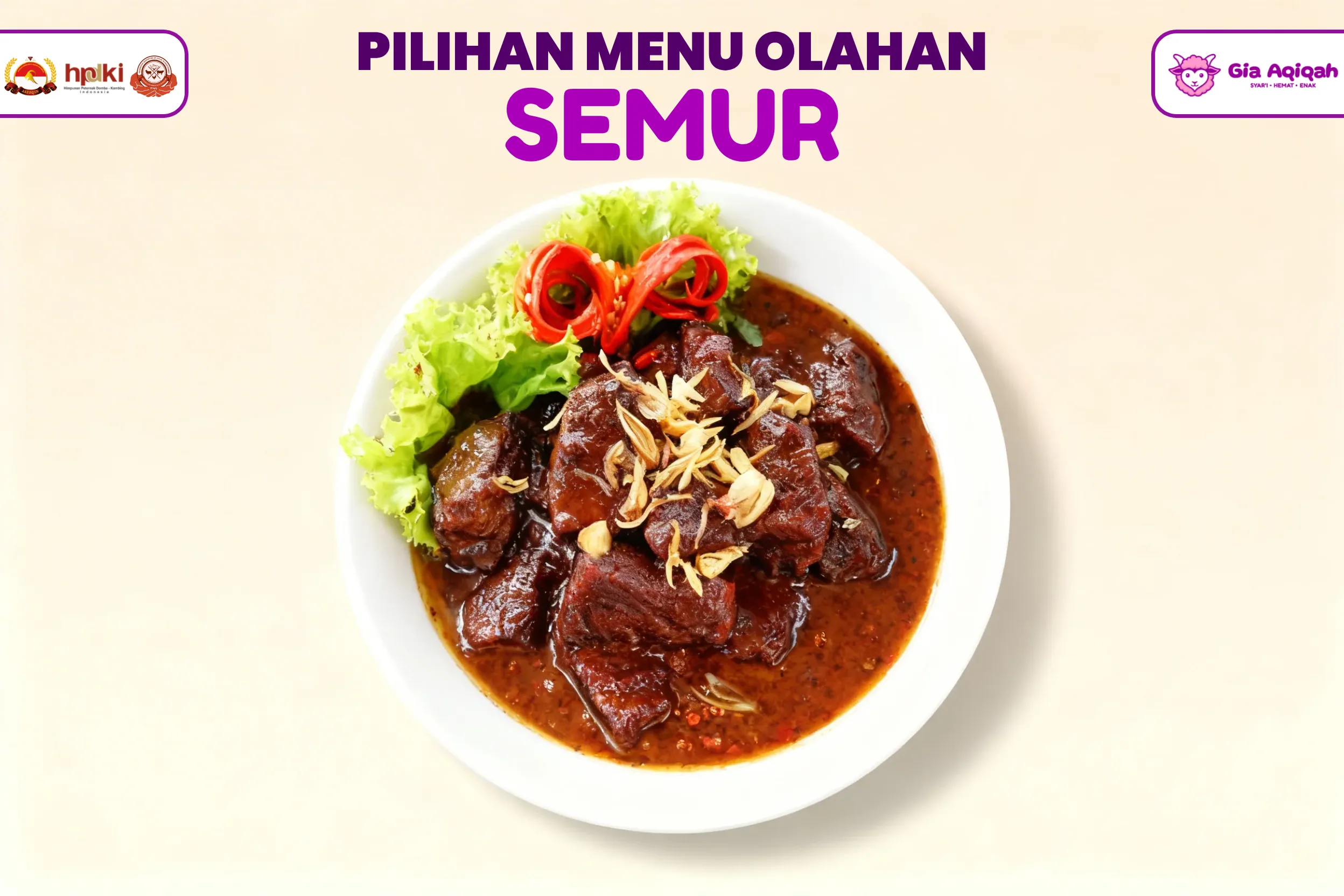 MENU OLAHAN GIA AQIQAH SEMUR
