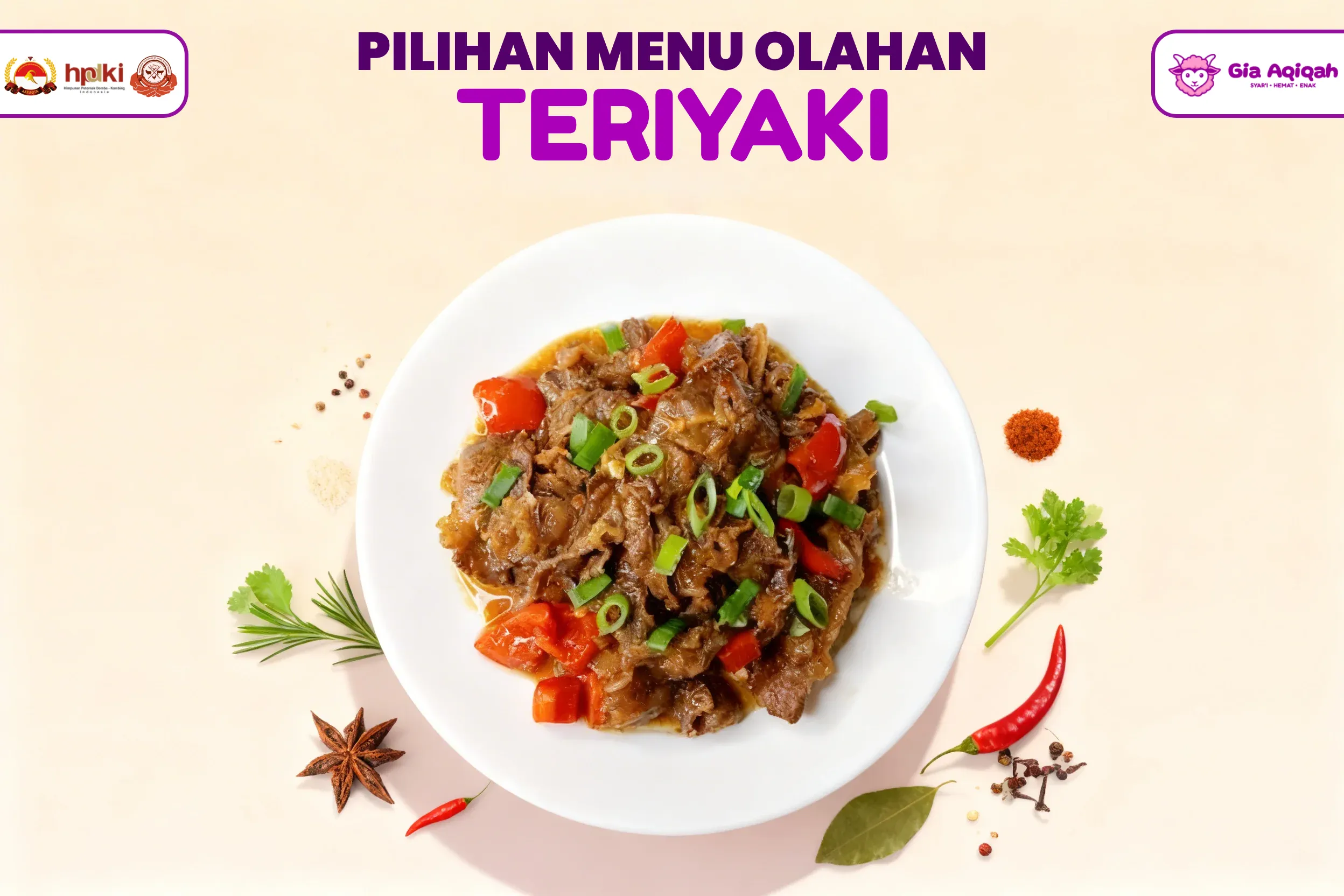 MENU OLAHAN GIA AQIQAH TERIYAKI