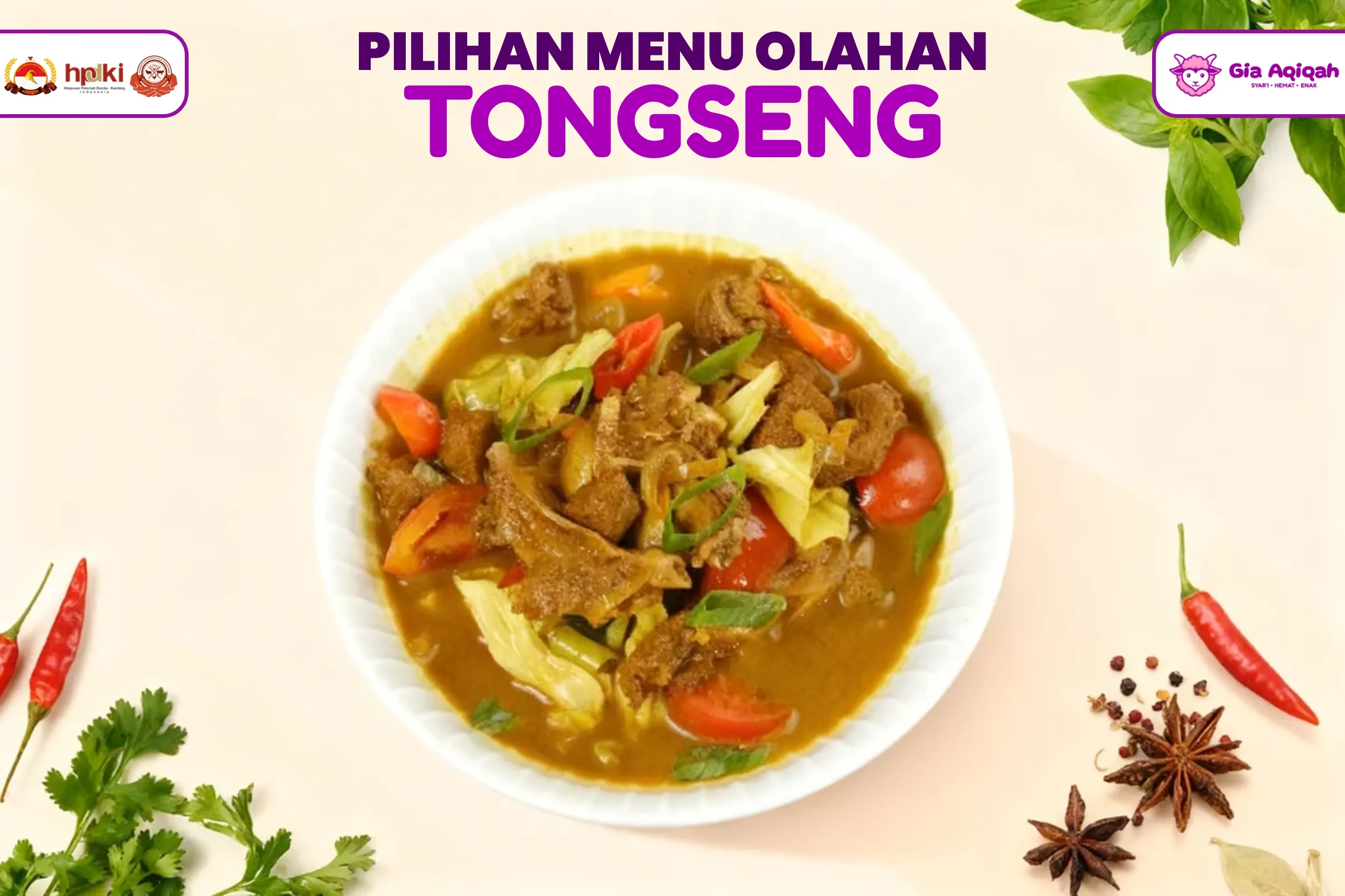 MENU OLAHAN GIA AQIQAH TONGSENG