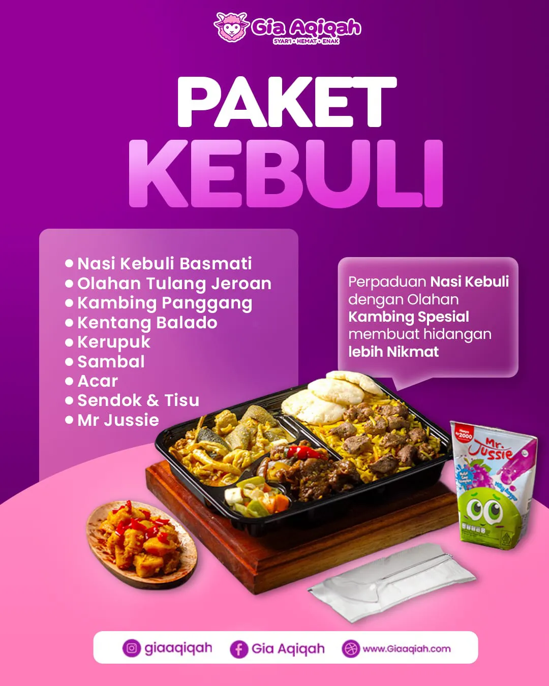 PAKET KEBULI GIA AQIQAH MOBILE