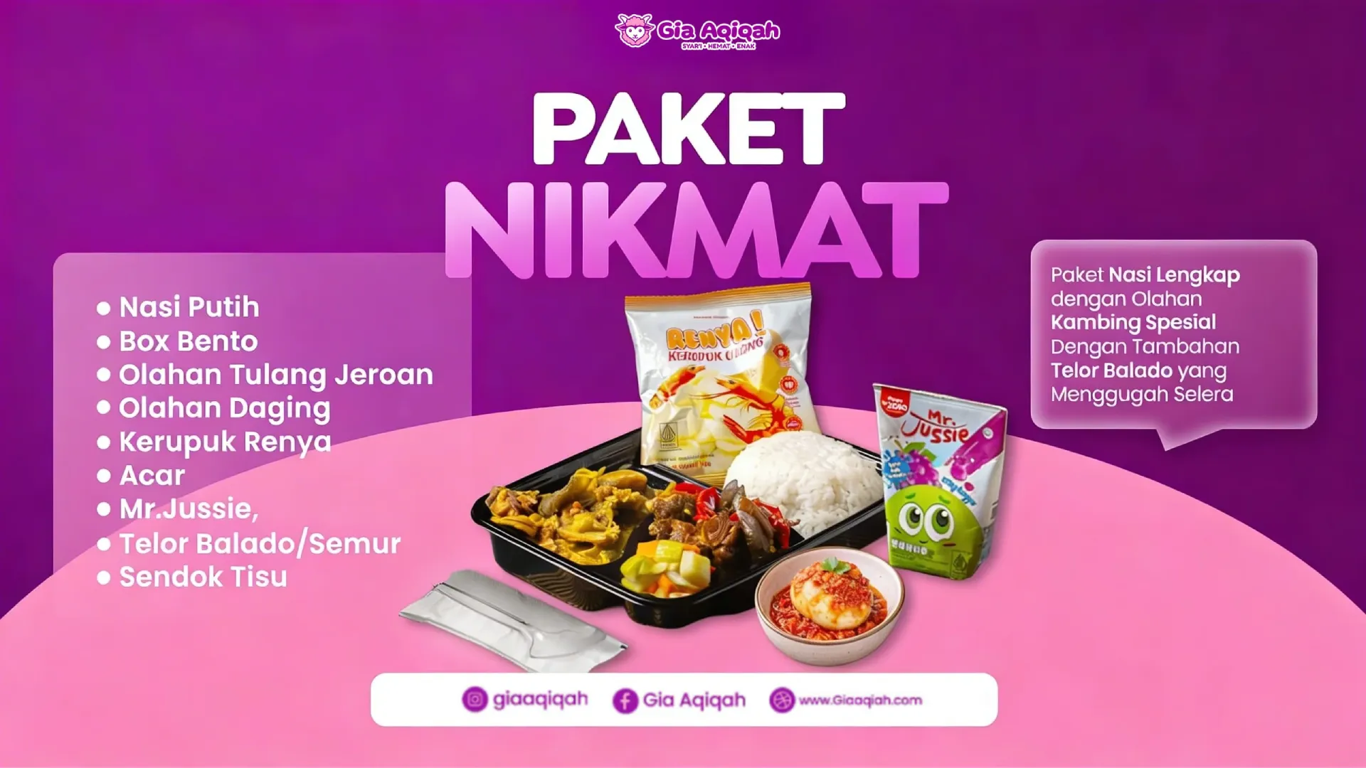 PAKET NIKMAT GIA AQIQAH PC
