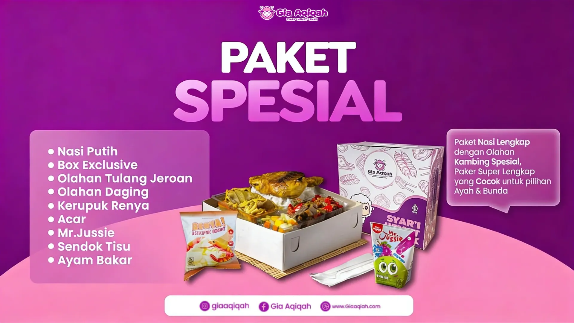 PAKET SPESIAL GIA AQIQAH PC