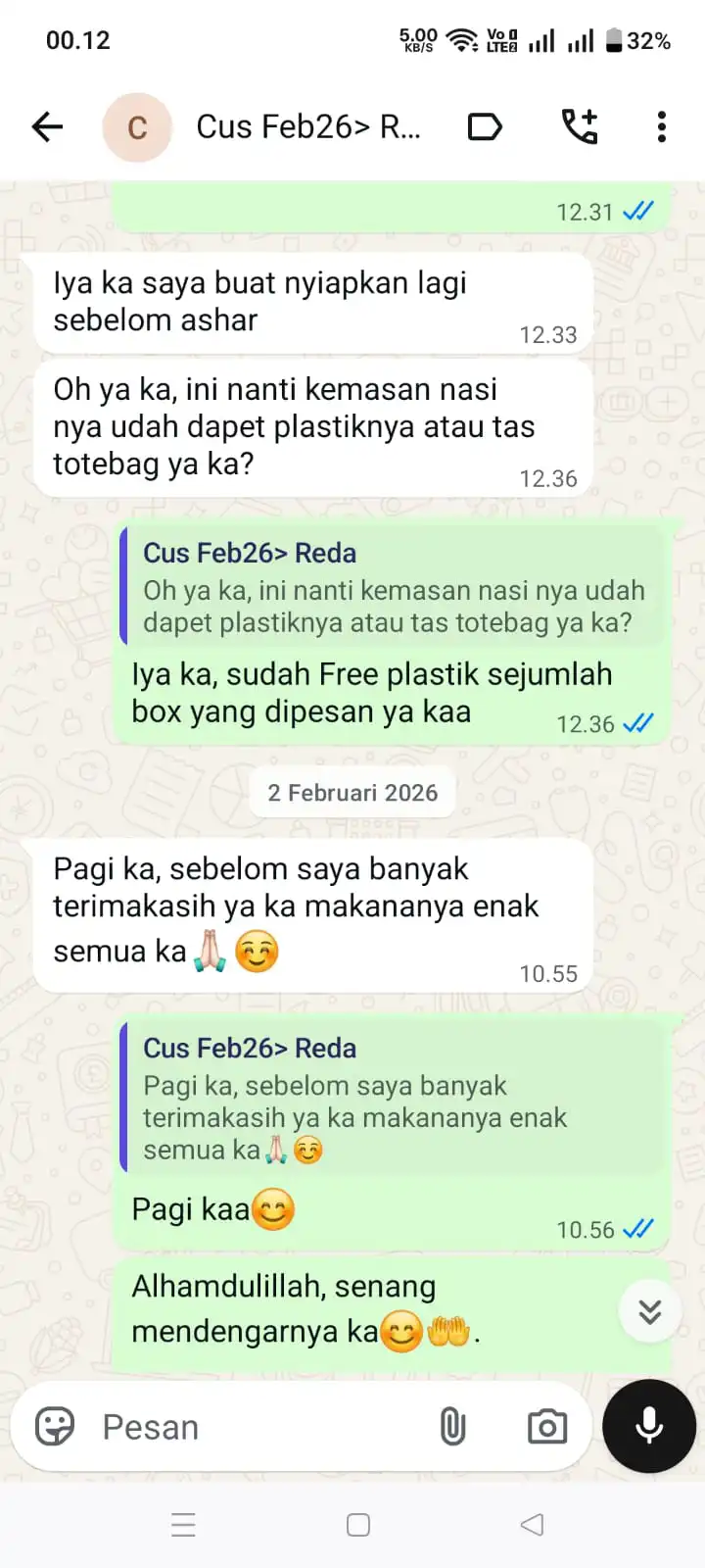TESTIMONI WA - 1