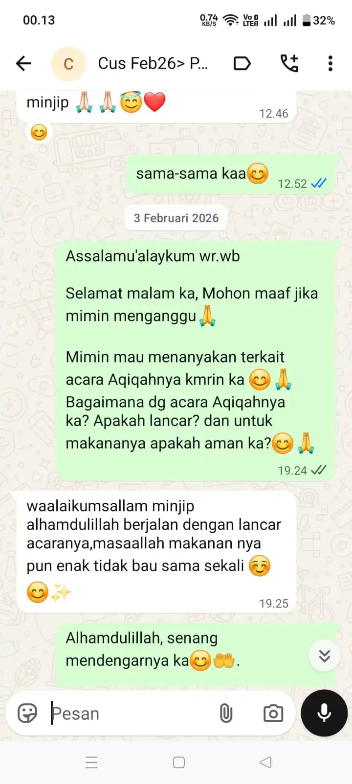 TESTIMONI WA - 10