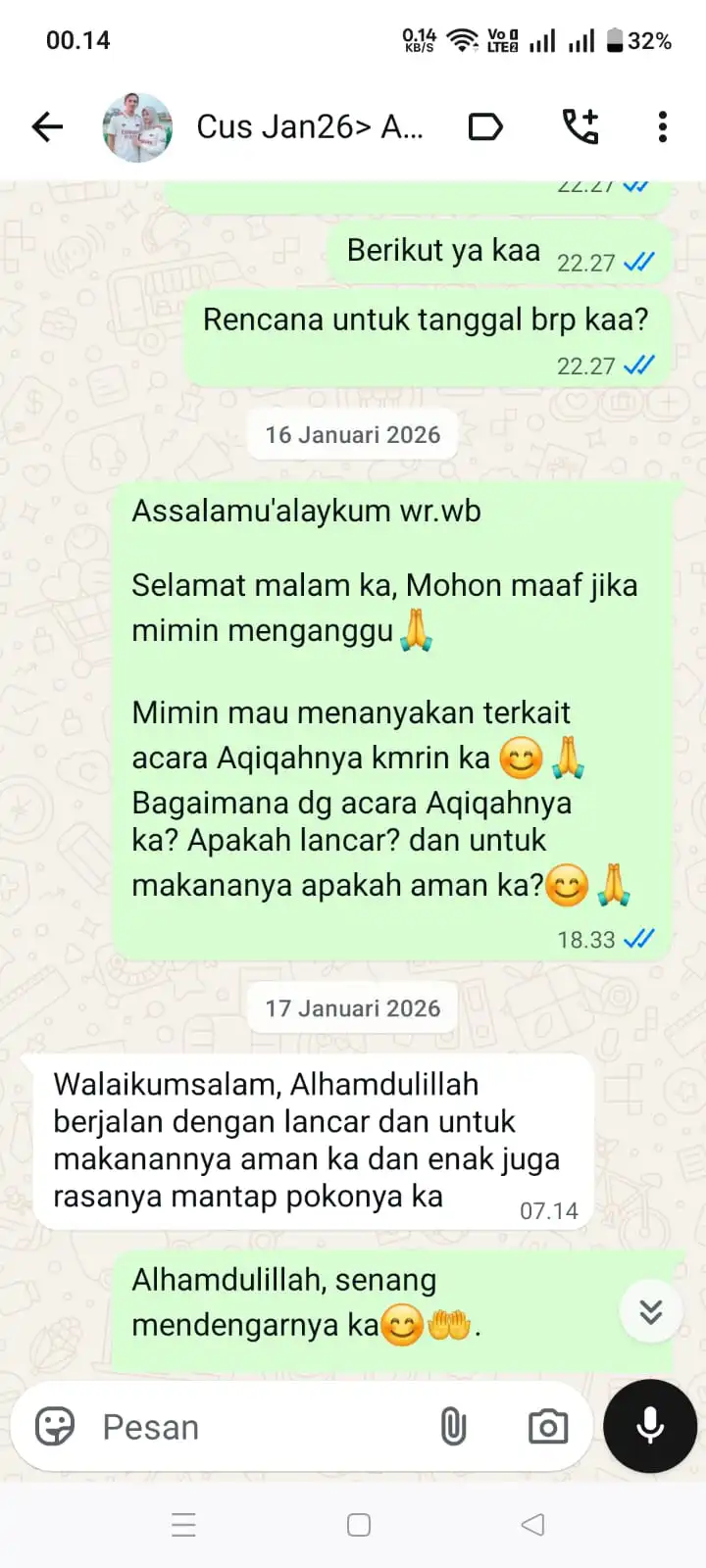 TESTIMONI WA - 5