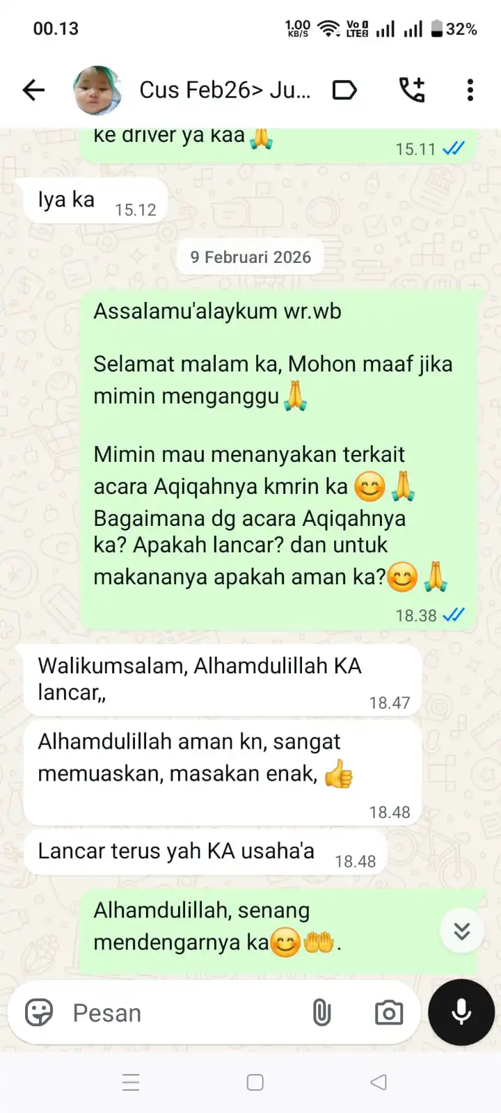 TESTIMONI WA - 6