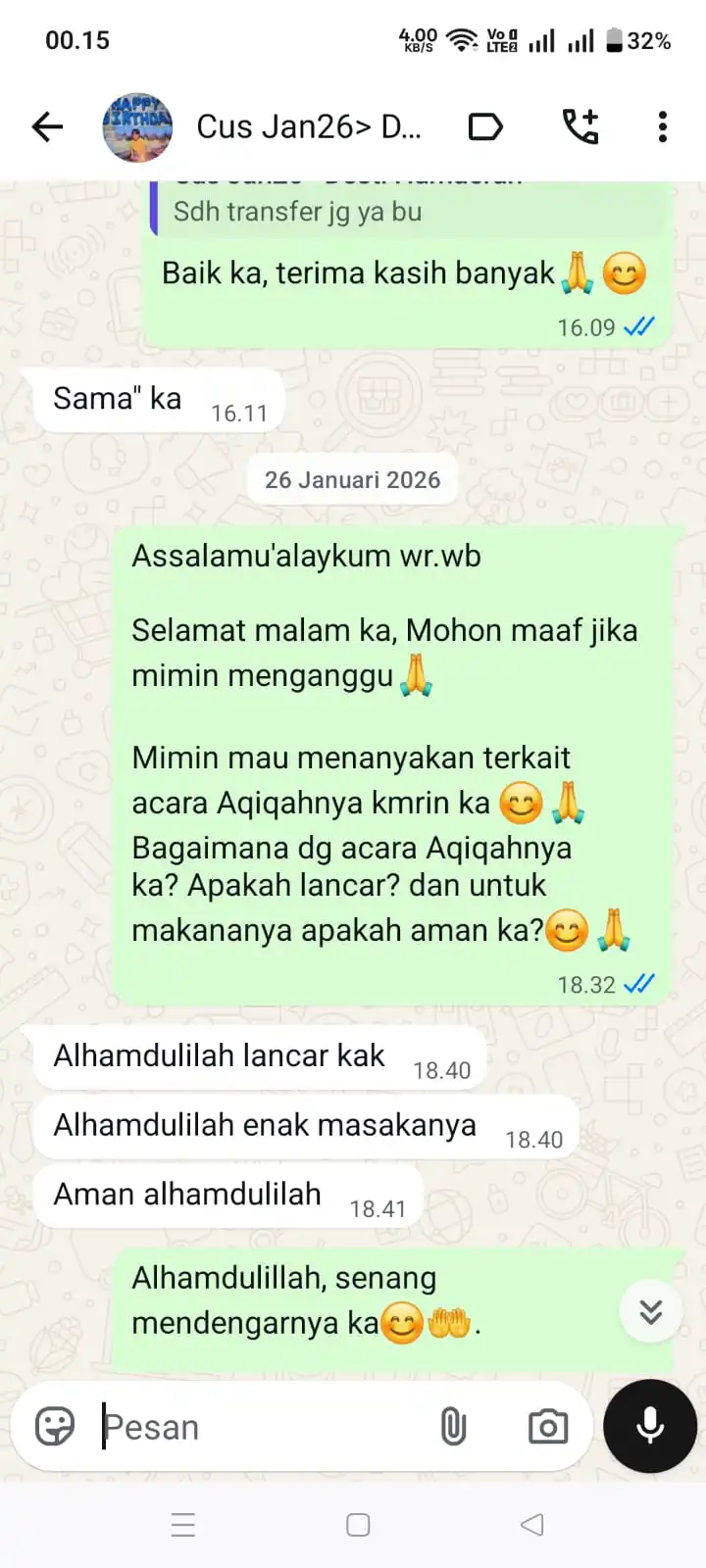 TESTIMONI WA - 8